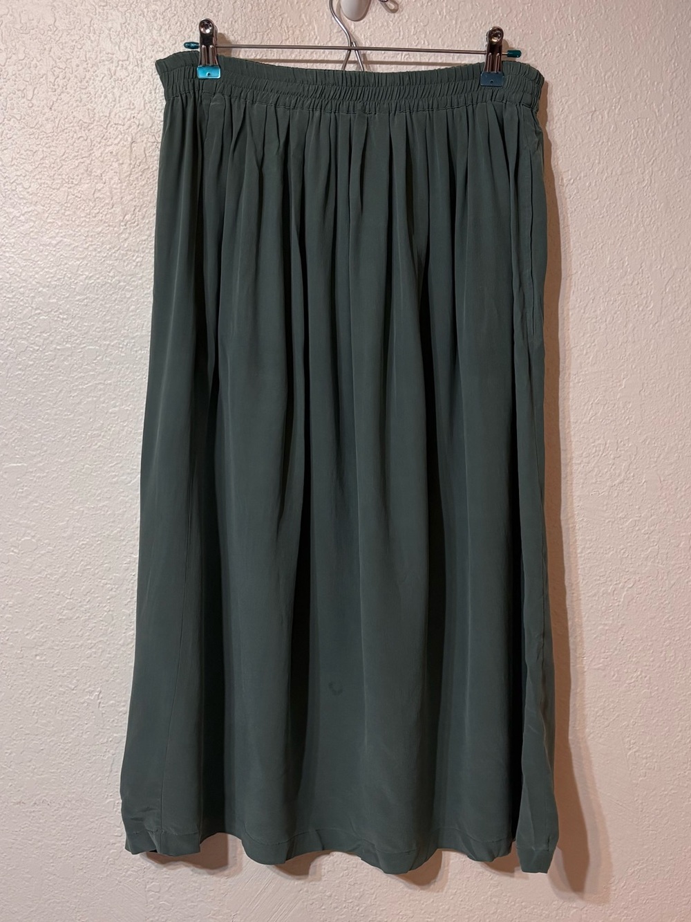 Vintage Carol Little Silk Midi Skirt